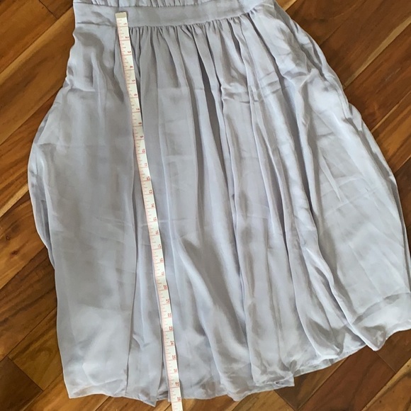 Eva Mendes Bridal Party Collection Gray Summer Skater Fit and Flare Dress Size 6 - Picture 10 of 10